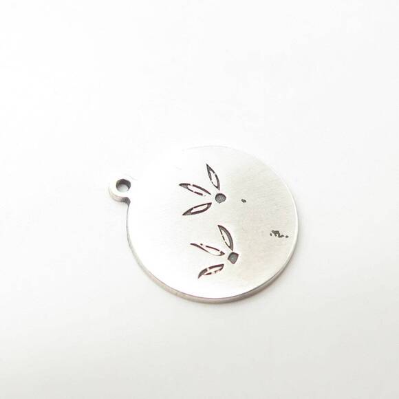 925 Sterling Silver USA Two In Town Bird's Feet Charm Pendant - Picture 4 of 8